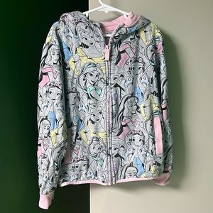 Disney Princess Hoodie, full zipper
